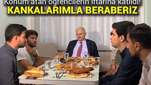 Binali Yıldırım: Kankalarımla Beraberiz