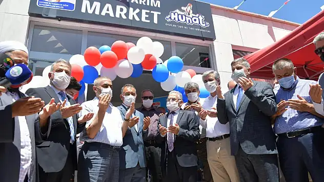 BİRLİK TARIM MARKET HUNAT SÜT ÜRÜNLERİ HİZMETE BAŞLADI