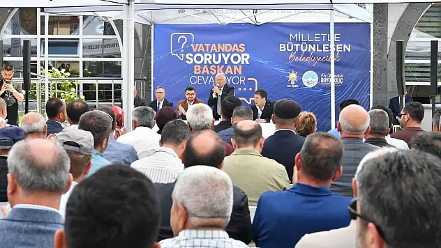 Bünyan'da 'Vatandaş Soruyor, Başkan Cevaplıyor' programı