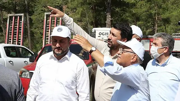 BÜYÜKKILIÇ: 'YANGIN KONTROL ALTINA ALINDI'