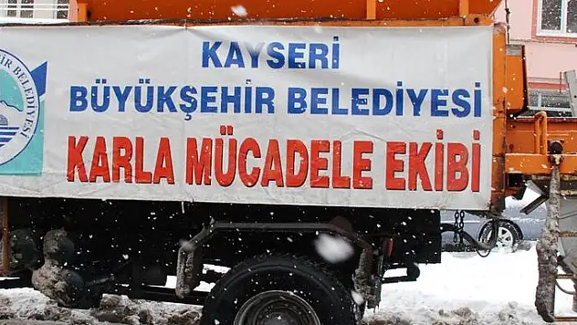 BÜYÜKŞEHİR BELEDİYESİ 125 ARAÇ VE 273 PERSONELİ İLE KIŞ İÇİN HAZIR