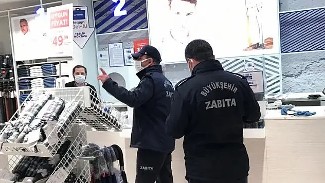 BÜYÜKŞEHİR BELEDİYESİ ZABITA EKİPLERİ'NİN DENETİMLERİ SÜRÜYOR