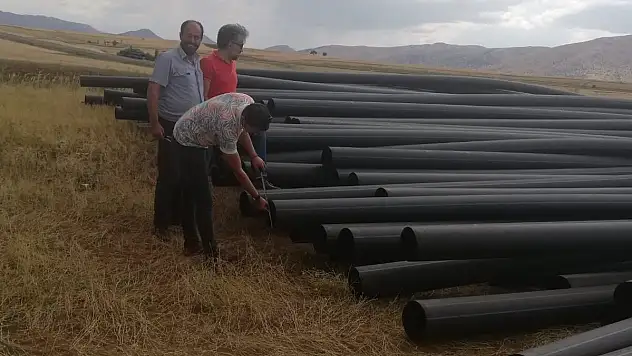 BÜYÜKŞEHİR'DEN SARIZ'A DAMLAMA SULAMA PROJESİ