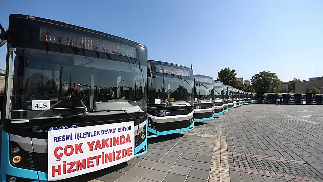 BÜYÜKŞEHİRİN ULAŞIM FİLOSUNA 24 YENİ OTOBÜS KATILDI