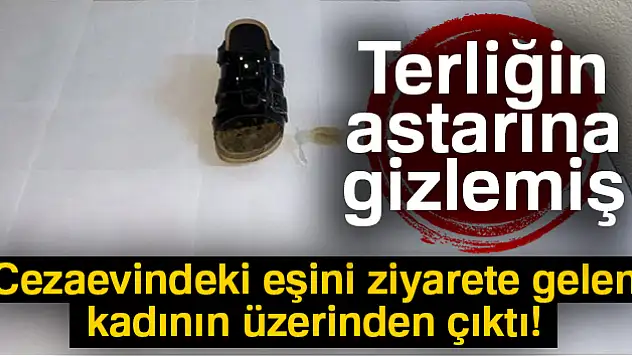 Cezaevindeki eşini ziyarete gelen kadının üzerinden çıktı