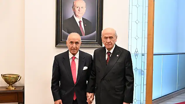 CHP eski Genel Başkanı Çetin'den MHP Lideri Bahçeli'ye sürpriz ziyaret