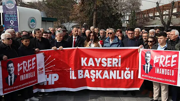CHP, Kayseri'de İmamoğlu'nun mektubunu okudu