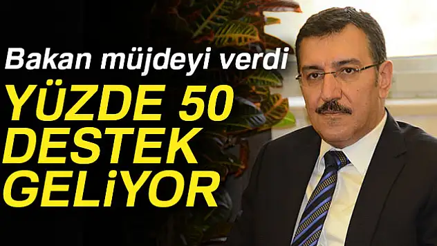 Çiftçiye yüzde 50 destek müjdesi