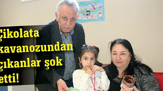 Çikolata  kavanozundan çıkanlar şok etti!