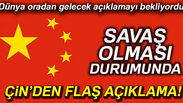 Çin Dışişleri Bakanı Wang Yi: 'Çin, ticaret savaşı olursa gereken karşılığı verir'