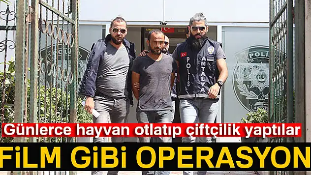Cinayet zanlısı film gibi operasyonla yakalandı