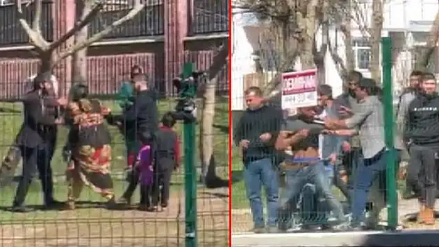 ÇOCUKLARIN KAVGASI, AİLELERİN KATILIMIYLA MEYDAN MUHAREBESİNE DÖNDÜ!