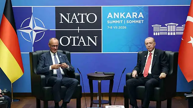 Cumhurbaşkanı Erdoğan, Almanya Başbakanı Merz ile bir araya geldi