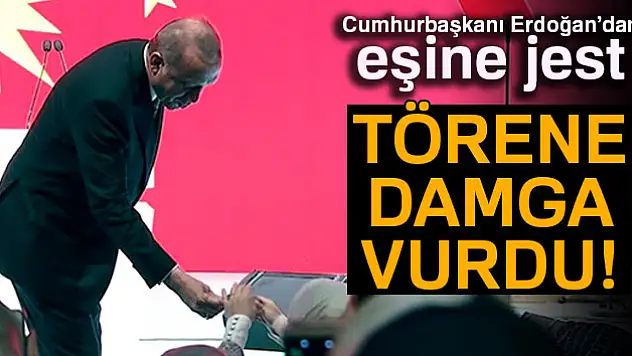Cumhurbaşkanı Erdoğan'dan eşine zeytin dalı jesti