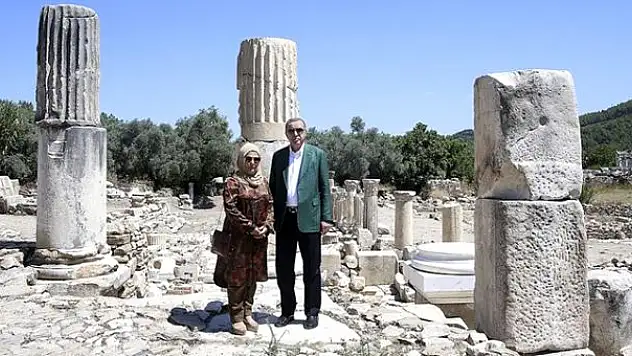 CUMHURBAŞKANI ERDOĞAN'IN ZİYARET ETTİĞİ ANTİK KENTE İLGİ ARTTI