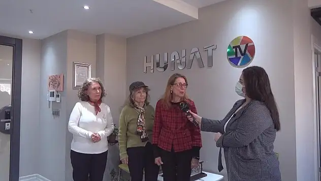 CUMHURİYET KADINLARI DERNEĞİ'NDEN HUNAT TV'YE 8 MART ZİYARETİ