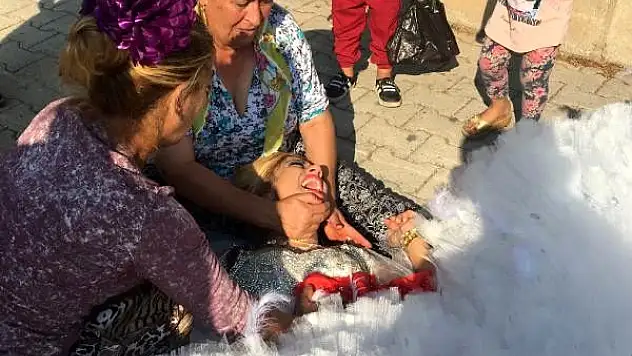 DAMAT DÜĞÜN GÜNÜ TUTUKLANDI,GELİN ADLİYEDE FENALAŞTI