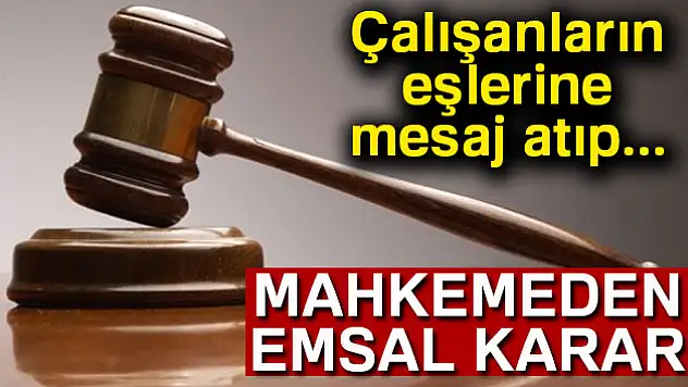 Dedikodu yapan müdür kovuldu, mahkeme 'hak etmiş' dedi
