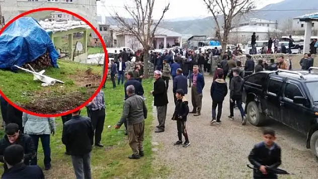 Derecik'te PKK'lıların Gönderdiği Patlayıcı Yüklü Drone, Vurularak Düşürüldü