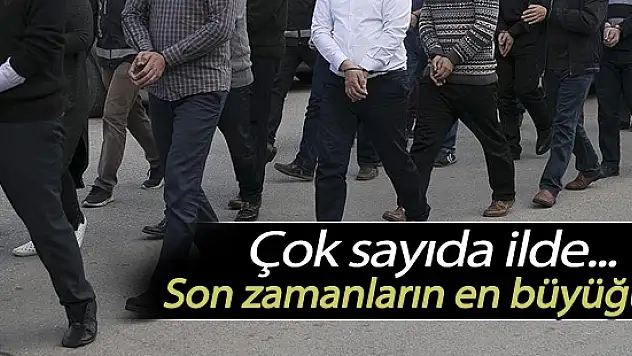 Dev FETÖ operasyonu: 103 gözaltı kararı