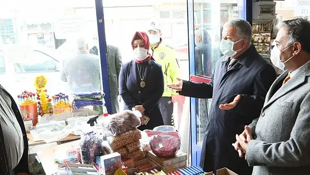 DEVELİ'DE İLÇE PROTOKOLÜ TEDBİRLERİ DENETLEMEYE DEVAM EDİYOR