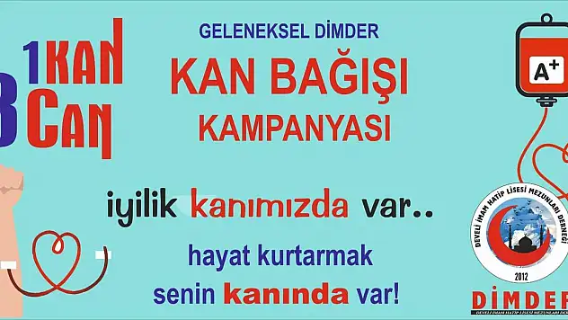 DEVELİ'DE KAN BAĞIŞI KAMPANYASI BAŞLATILDI