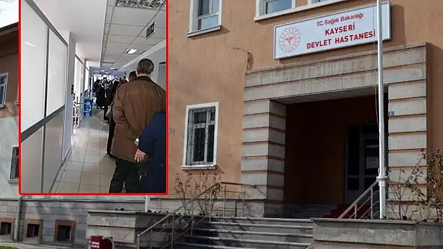 DEVLET HASTANESİ'NDE SIRA ALMA İSYANI