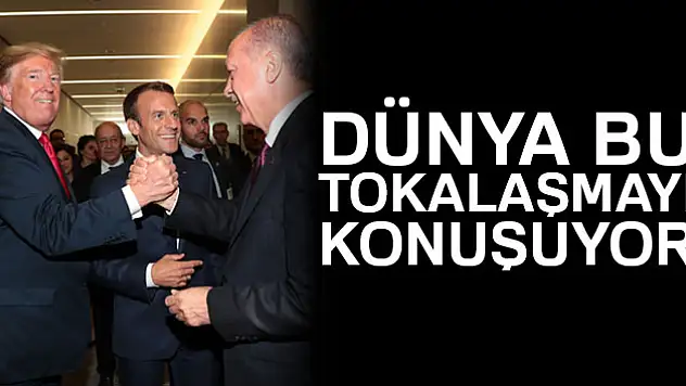 Dünya Erdoğan-Trump tokalaşmasını konuşuyor