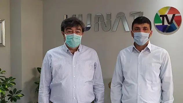 DURSUN ATAŞ'TAN HUNAT TV'YE  ZİYARET