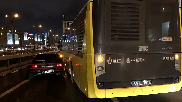 E-5'TE İLGİNÇ KAZA