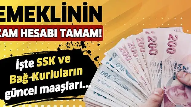 Ekonomistler Emekliler İçin Yüzde 6,7 Zam Bekliyor! İşte Yeni Maaşlar