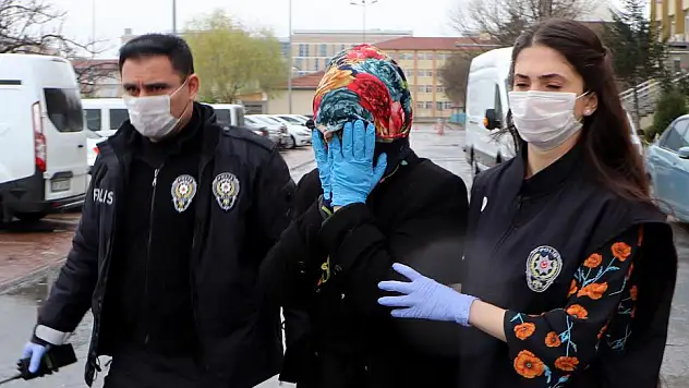 ELİNDEKİ SIVIYI ASANSÖR VE KAPILARA SÜREN KADIN SERBEST BIRAKILDI