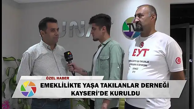 EMEKLİLİKTE YAŞA TAKILANLAR HUNAT TV'Yİ ZİYARET ETTİ
