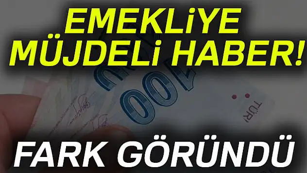 Emekliye müjdeli haber