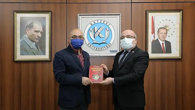 ERCİYES A.Ş. YÖNETİM KURULU BAŞKANI CINGI, REKTÖR KARAMUSTAFA'YI ZİYARET ETTİ
