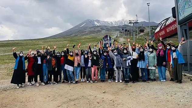 ERCİYES, GENÇLERİ AĞIRLAMAYA DEVAM EDİYOR