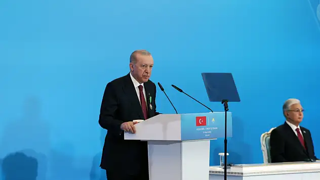 Erdoğan: Hazar Geçişli Orta Koridor'un ihyası için çalışıyoruz
