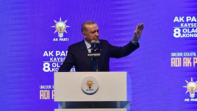 ERDOĞAN: 'KAYSERİ'YE 22 YILDA 459 MİLYAR LİRA KAMU YATIRIMI YAPTIK'