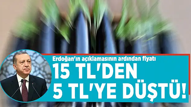 Erdoğan'ın 'Halk Sebze Geliyor' Açıklamasının Ardından Fiyatlar Düştü
