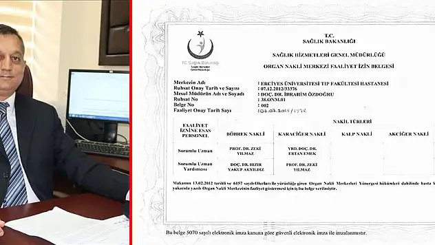 ERÜ Hastanelerinde Böbrek Nakillerinin İptali Söz Konusu Değil