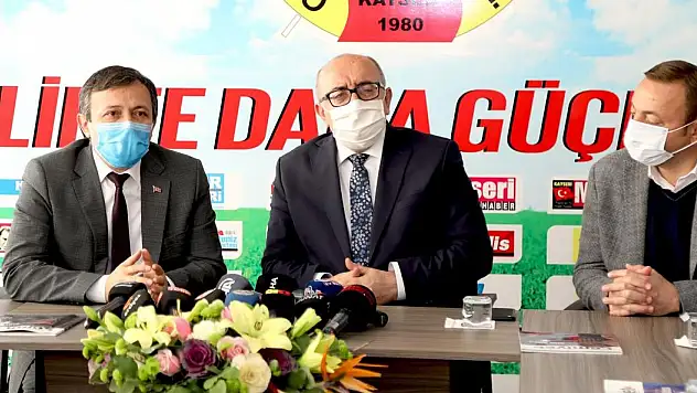 ERÜ REKTÖRÜ ÇALIŞ, KAYSERİ GAZETECİLER CEMİYETİ'Nİ ZİYARET ETTİ