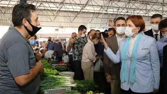 ESNAFIN 'YANGIN DEVAM EDERKEN NEDEN BURADASINIZ?' SORUSUNA AKŞENER'DEN YANIT