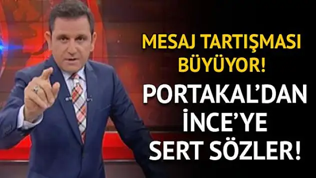 Fatih Portakal'dan Muharrem İnce'ye Sert Sözler: Yaptığınız Kaybetme Psikolojisi Sonucu