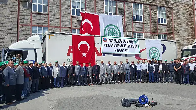 FIRAT KALKANI BÖLGESİNE KAYSERİ ŞEKER'DEN 100 TON ŞEKER