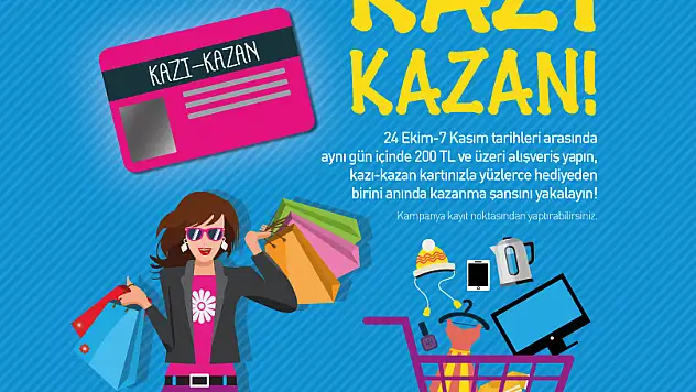 FORUM KAYSERİ'DE ALIŞVERİŞ YENİ BİR HEYECAN, HEDİYENİ KAZI KAZAN !