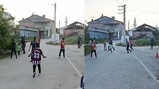 Gönülleri ısıtan maç: Jandarma ve çocuklar aynı sahada buluştu