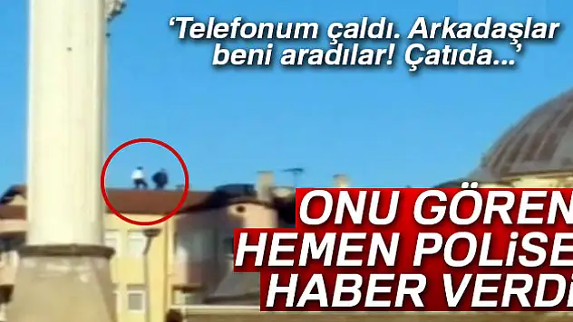 Haber yaparken haber oldu!