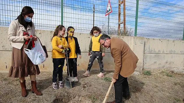 HACILAR'DA HEDEF BİR MİLYON FİDAN