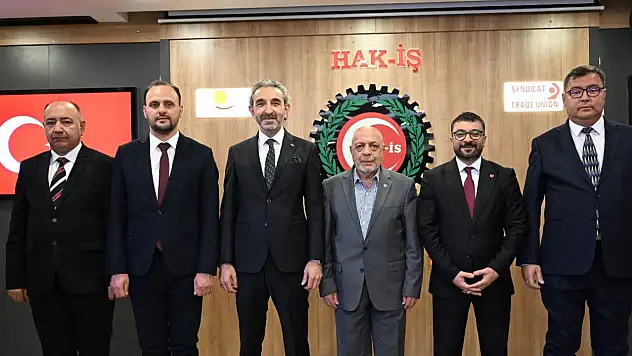 HAK-İŞ İl Başkanı Navruz'dan Genel Başkan Mahmut Arslan'a ziyaret