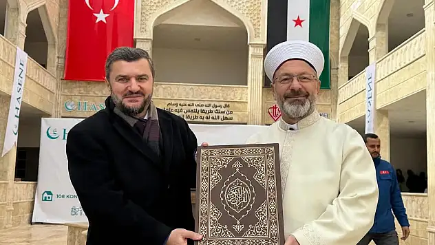 HASENE SURİYE AZEZ'DE DEPREMZEDELER İÇİN KÖY VE REHABİLİTASYON MERKEZİ AÇTI